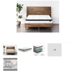 Chime 12” Plush Hybrid Mattress, Queen (New)