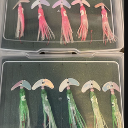 Trout and Kokanee fishing Smile Blade Hoochie Kits