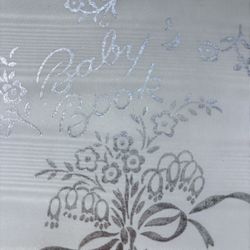 Vintage Small Paper Baby Book