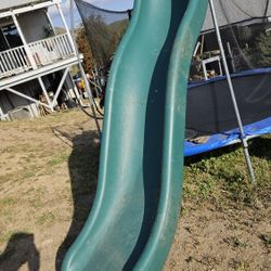 Backyard Gym Equipment Slide 6 Ft Tall 10ft Long