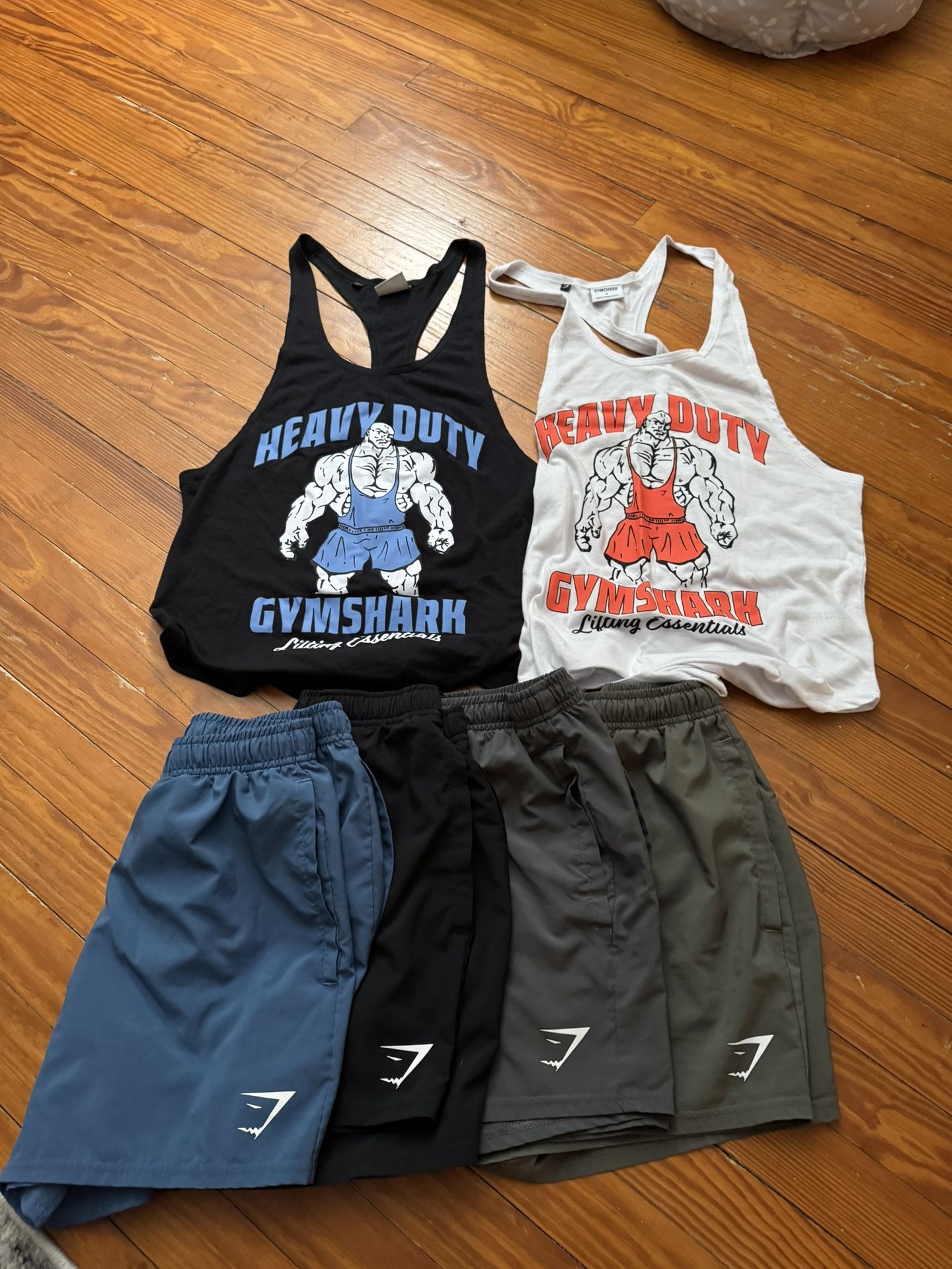 Men’s Gymshark Shorts And Tanks