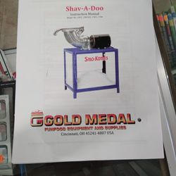 Snow Cone Machine (Shav-A-Doo)