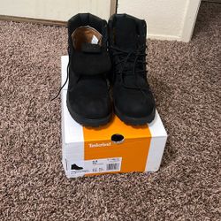Black Timberland Boots Box Included