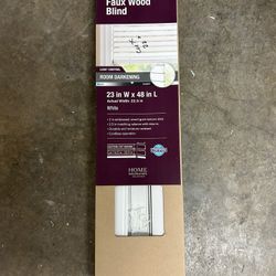 NIB Faux Wood Blinds
