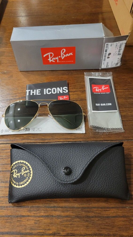 Ray-Ban Aviator Large Arista - Brand New