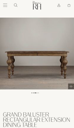 Restoration Hardware Dining Table