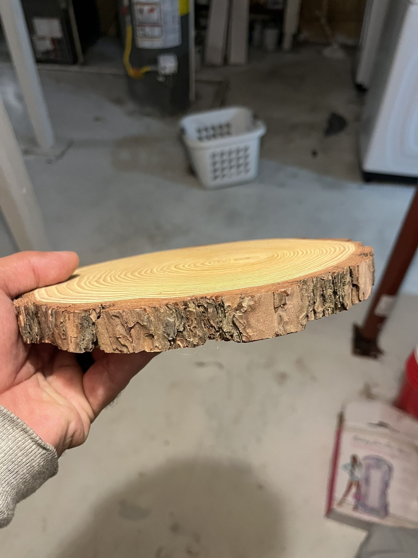 Wood Slices Used For Center Piece Stands