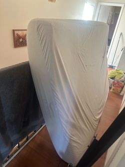 Full/Queen Mattress with White Cover