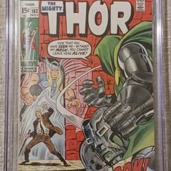 Marvel Comics THE MIGHTY THOR #182 4.5 CGC GRADE Comic Book
