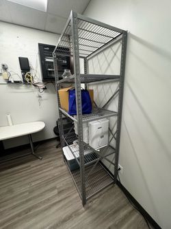 Heavy-Duty 5-Tier Steel Wire Storage Shelving Rack