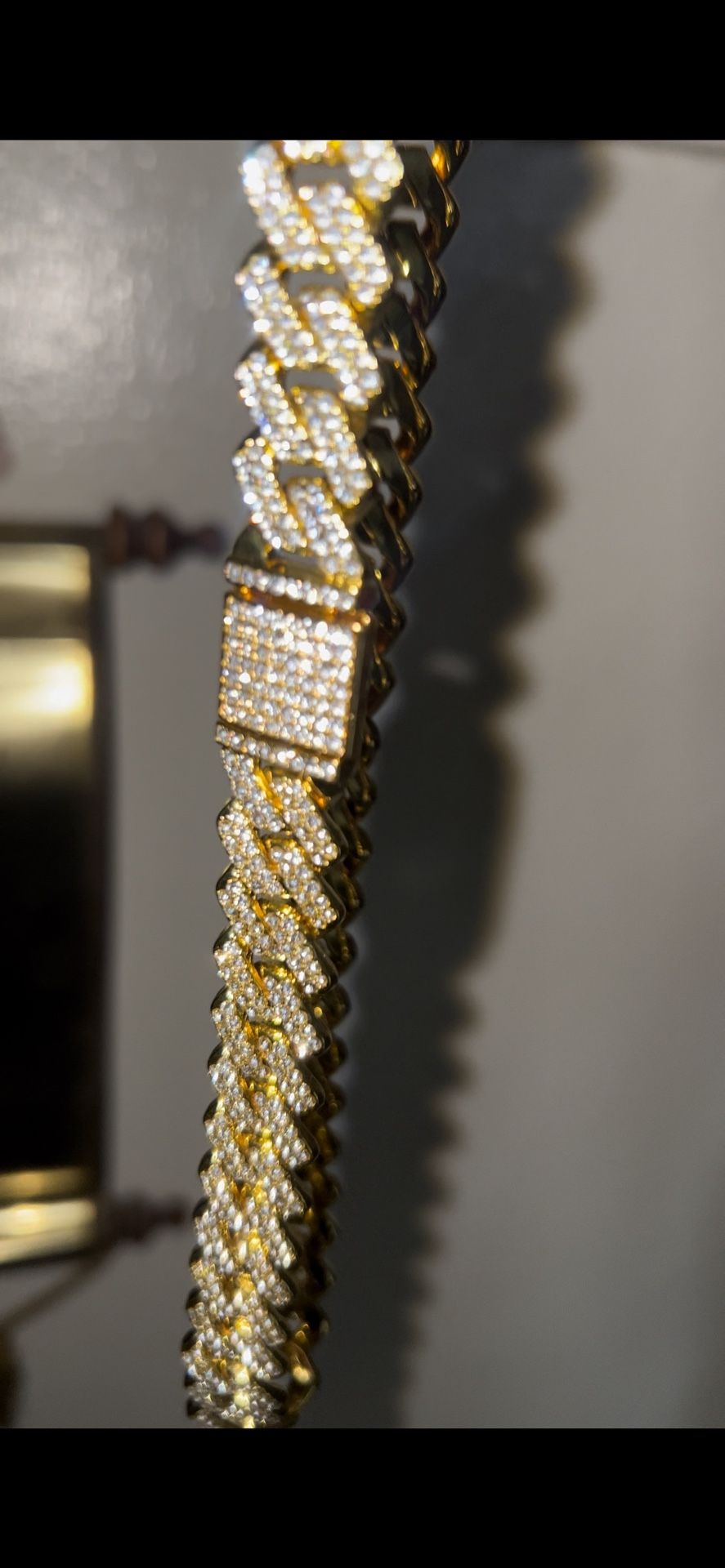 Hip Hop Heavy 14k Gold Plated Full Iced Miami Cuban Link Chain Necklace or Bracelet 12MM 20”