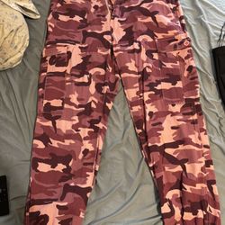Fashion Nova Pink Cargos