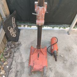Milwaukee Core Drill and stand missing hardware