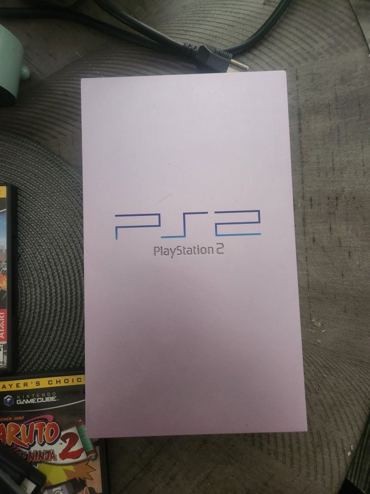 Japanese Pink Exclusive PS2! WITH PS2 GAMES!