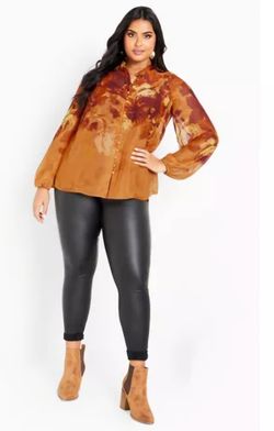 Avenue Women's Plus Size Iris Placement Shirt size 20 NWT  DM if Interested