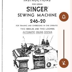 Industrial Overlock sewing Machine