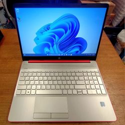 Fixed Price: HP RED 15.6" Notebook Intel Quad Core/ 8GB/ 128GB SSD WIN 11 #7415