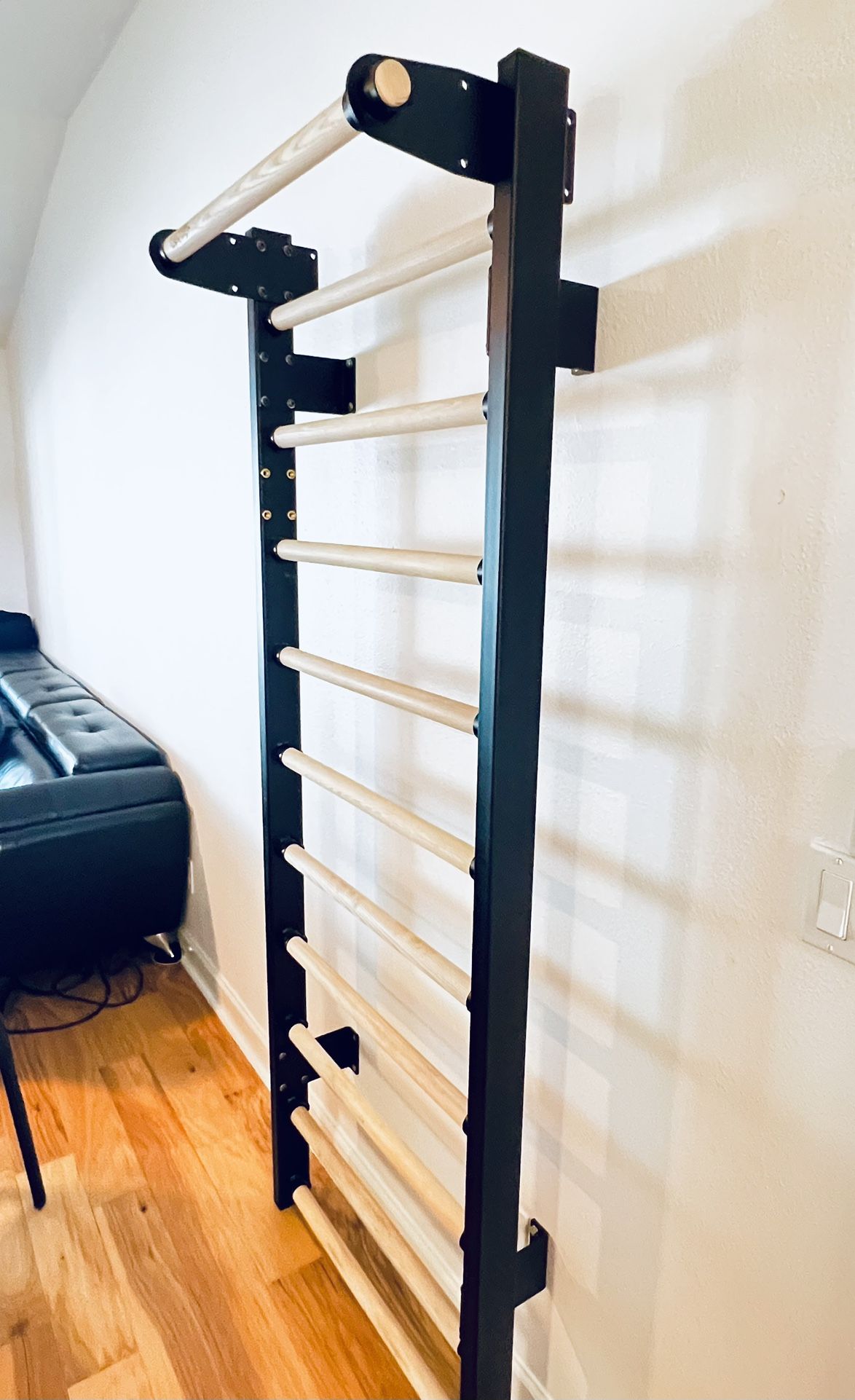 Vita Vibe VSB Series- 36" Wide Stall Bars (Swedish Bars, Gymnastics, Stretching, Home Gym