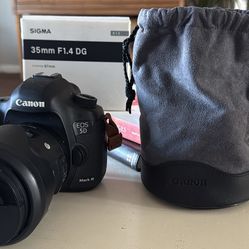 Cannon 5D Mark III, Sigma Art 35mm