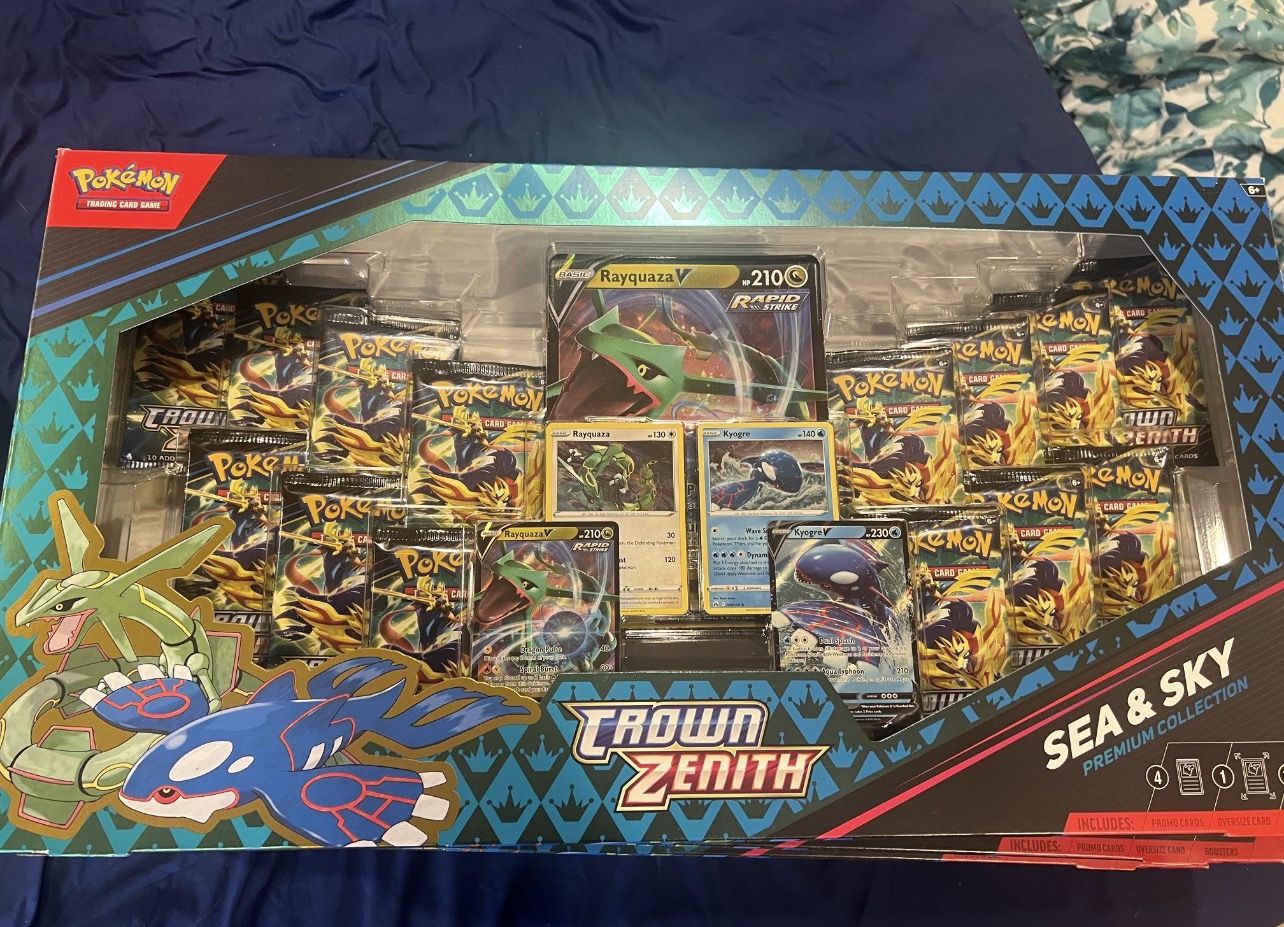 Pokemon Crown Zenith Sea & Sky Boxes