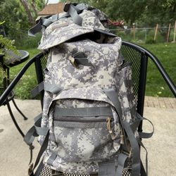 Camo Backpack 