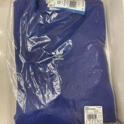 adidas women Adicolor Essentials Crew Sweatshirt Semi Lucid Blue Size XL & XS NEW