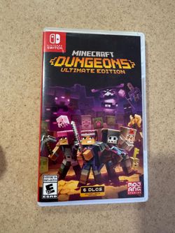 Minecraft Dungeons Ultimate Edition - Nintendo Switch Case Only