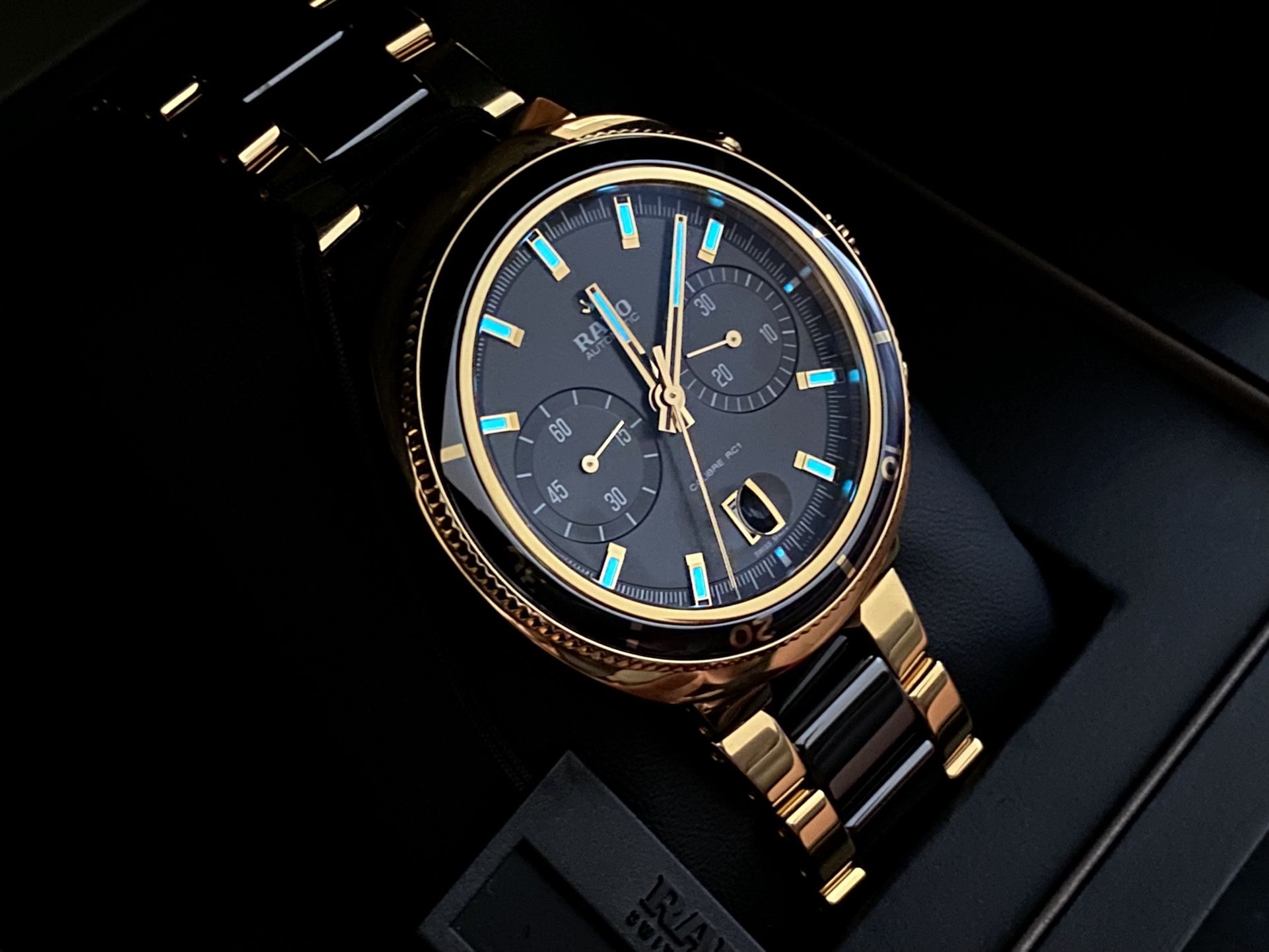 Rado Men's Watch Original R1596716 'D Star' 200 Chronograph Two Tone