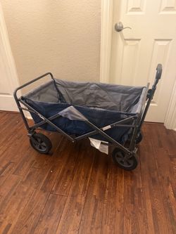 Folding Utility Wagon Cart with Handle