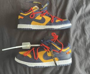 Off White x Dunk Low University Gold