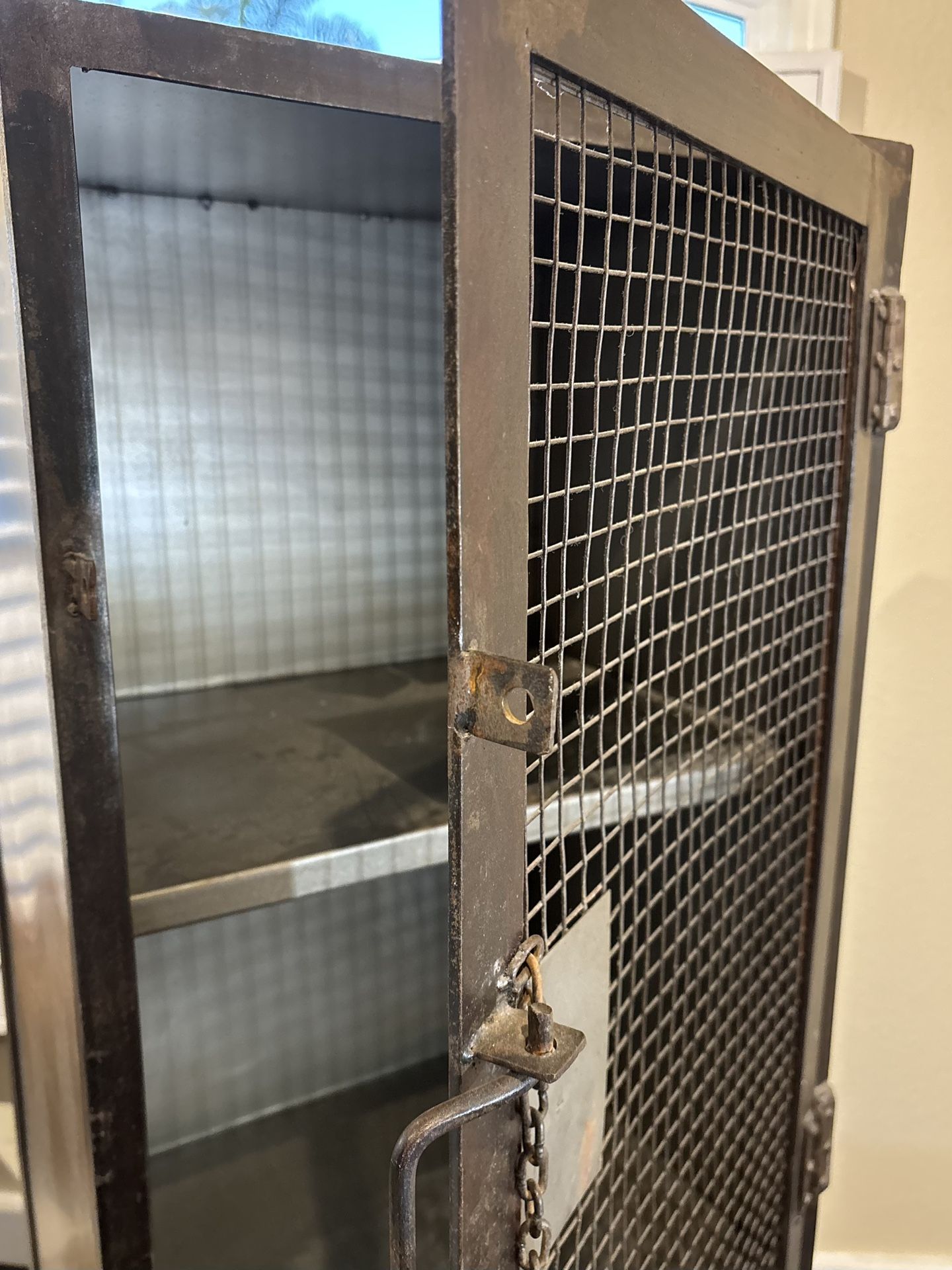 Industrial Looking Cabinet Storage