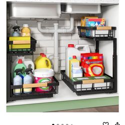 Under The Sink Metal Organizer 