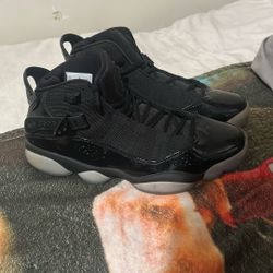 Jordan 6 rings Black ice (SIZE 9)