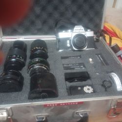 Vintage Minolta SrT101, 35mm Professional Camera 