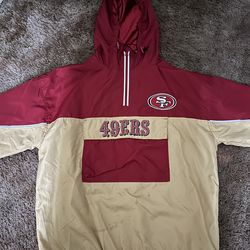 Women’s NFL San Francisco 49ers Windbreaker – Size Medium