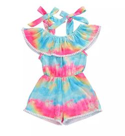 Girls Tie Dye Romper - New!