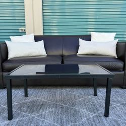 *FREE DELIVERY* Room&Board Leather Laino Coffee Metro Couch 