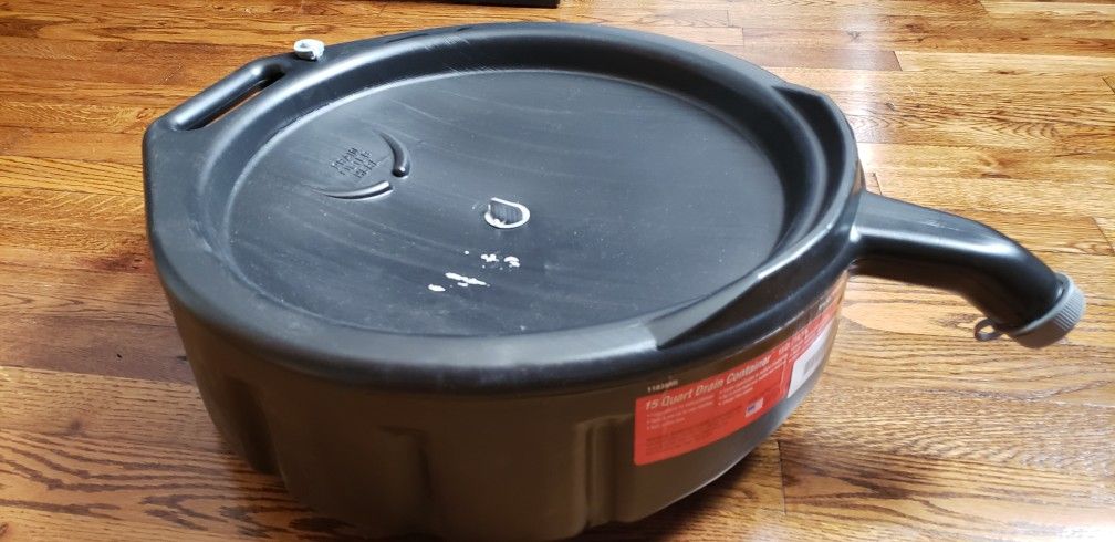 2 - 15 Quart Oil Drain Container (NEW)