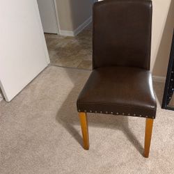 Faux Leather Chair 