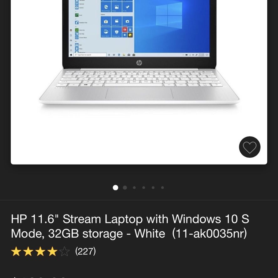 HP 11.6 windows Laptop