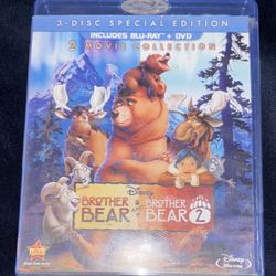 Disney’s Brother Bear & Brother Bear 2  (3 Disk Special Edition) Blue Ray 