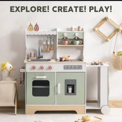 Robud Wooden Play Kitchen For Kids 