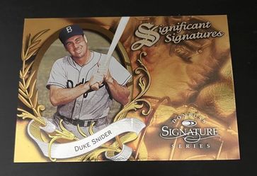 Duke Snider 1997 Donruss Significant Signatures Series #167 /2000