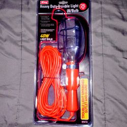 New Heavy Duty Trouble work Light 25 Ft with Bulb