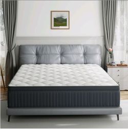 King Mattress,Babo Care 12 inch Cooling-Gel Memory Foam and Individually Pocket Innerspring Hybrid Mattress, King Bed Mattress ina Box, CertiPUR-US Ce