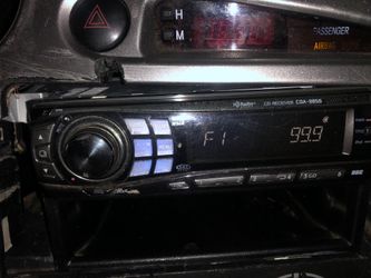 Alpine flip down  CD player.