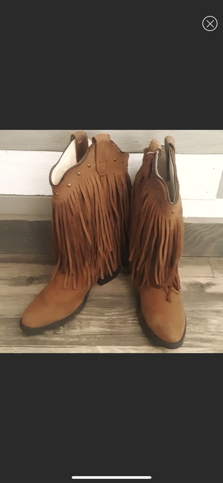 Girls Size 13.5 Cowboy Boots