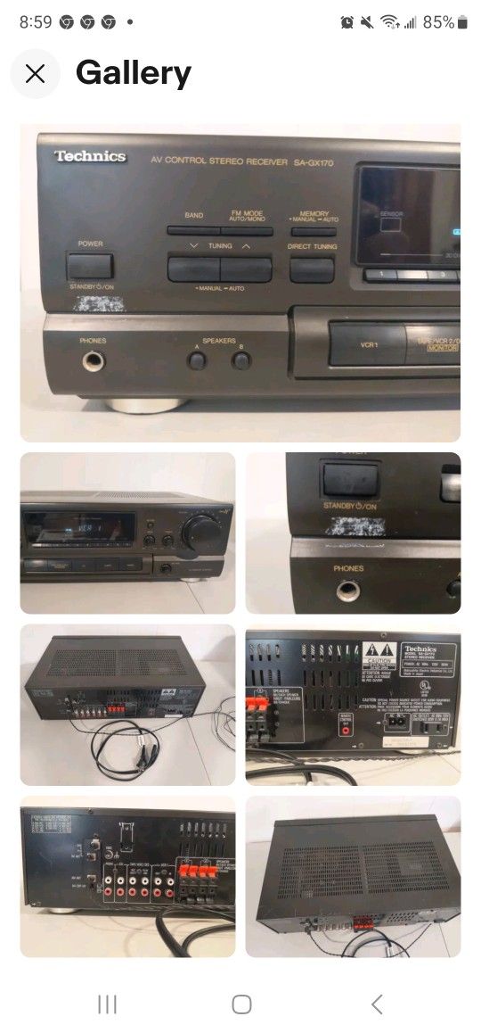 Technics SA-GX170 Receiver