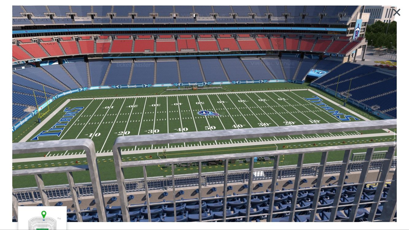 Patriots/Titans tickets Section 313 Row H