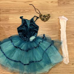 New Leotard And Mask Size Adult 4-6